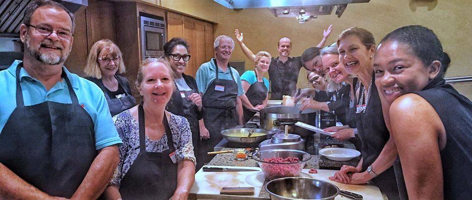 A hands-on class at The Cooking School at Southern Season